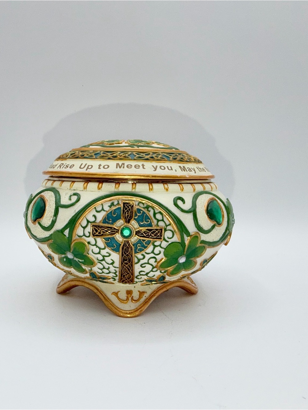 San Francisco Music Box Irish Hinged Box